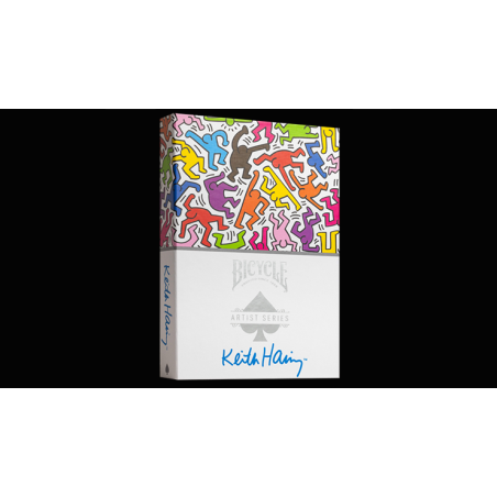 Bicycle Keith Haring (Box Set Red and Blue) Playing Cars by US Playing Cards wwww.magiedirecte.com