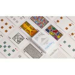 Bicycle Keith Haring (Box Set Red and Blue) Playing Cars by US Playing Cards wwww.magiedirecte.com