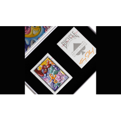 Bicycle Kenny Scharf Purple/Orange Box Set by US Playing Cards wwww.magiedirecte.com