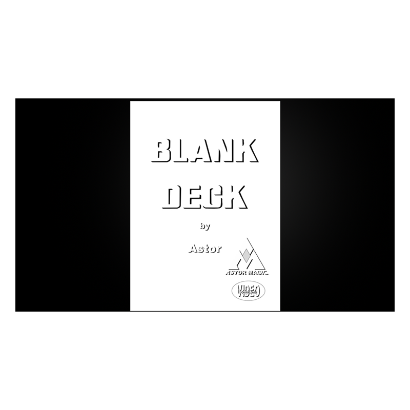 Blank Deck by Astor wwww.magiedirecte.com