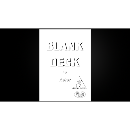 Blank Deck by Astor wwww.magiedirecte.com