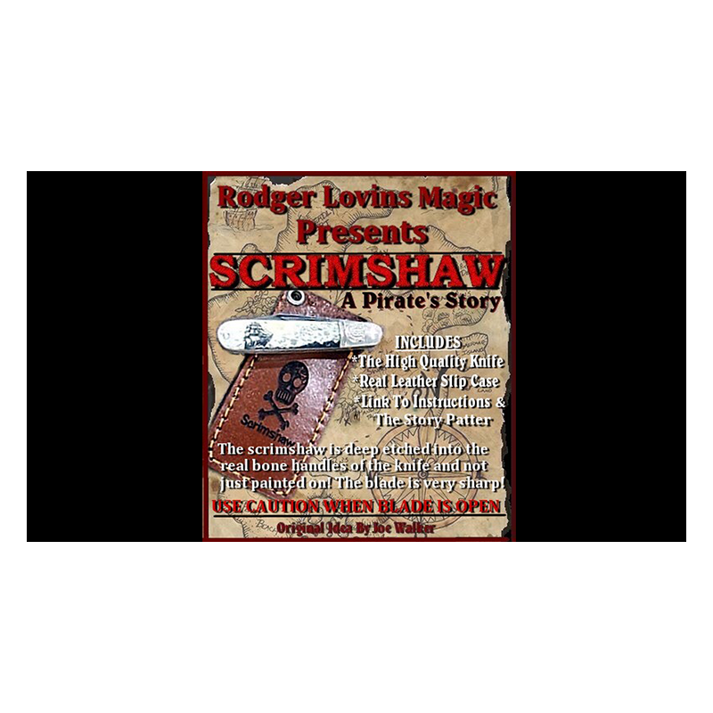 Scrimshaw Knife by Rodger Lovins wwww.magiedirecte.com