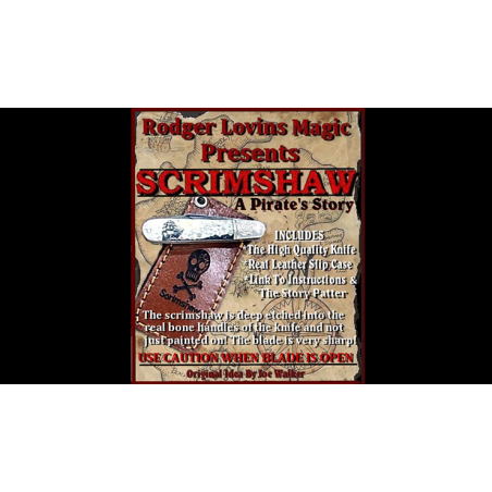 Scrimshaw Knife by Rodger Lovins wwww.magiedirecte.com