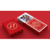 Red Roses Gold Foil Playing Cards (Fully Marked) wwww.magiedirecte.com