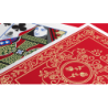Red Roses Gold Foil Playing Cards (Fully Marked) wwww.magiedirecte.com