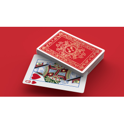 Red Roses Gold Foil Playing Cards (Fully Marked) wwww.magiedirecte.com