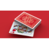 Red Roses Gold Foil Playing Cards (Fully Marked) wwww.magiedirecte.com