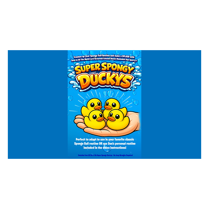 Super Spongy Duckies (4) wwww.magiedirecte.com