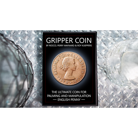 Gripper Coin (Single/English Penny) by Rocco Silano - Trick wwww.magiedirecte.com