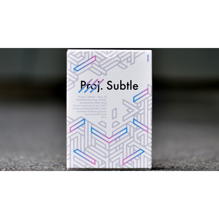 Subtle Playing Cards by Project Shuffle wwww.magiedirecte.com