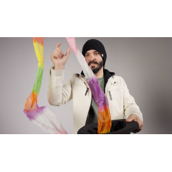 PRO SILK LARGE RAINBOW STREAMER 3.5 foot X 4 inch by Murphy's Magic wwww.magiedirecte.com