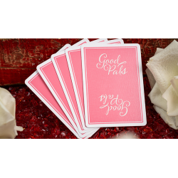 Good Pals Valentine's Pink Playing Cards wwww.magiedirecte.com