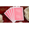Good Pals Valentine's Pink Playing Cards wwww.magiedirecte.com