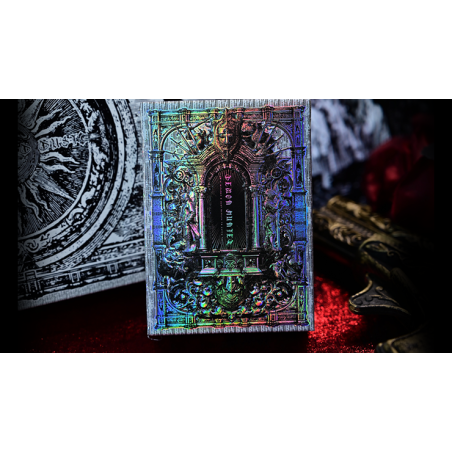 Trinity of Night - Demon Hunter HOLO Playing Cards by Evokad wwww.magiedirecte.com