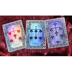 Trinity of Night - Demon Hunter HOLO Playing Cards by Evokad wwww.magiedirecte.com