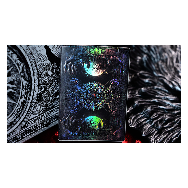 Trinity of Night - Werewolf HOLO Playing Cards by Evokad wwww.magiedirecte.com
