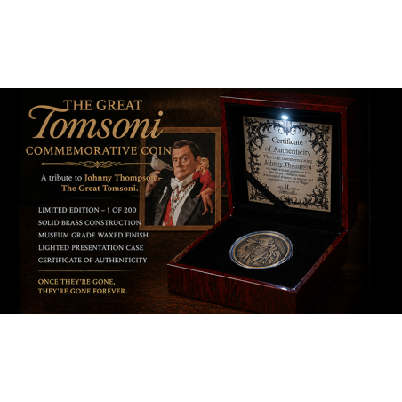 The Great Tomsoni Commemorative Coin wwww.magiedirecte.com