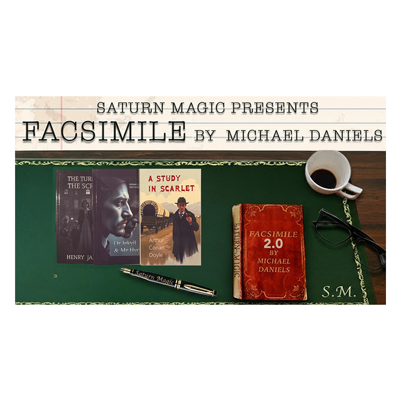 Facsimile 2.0 The Unabridged Book Test (Dr Jekyll and Mr Hyde) by Michael Daniels wwww.magiedirecte.com