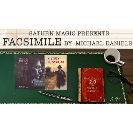 Facsimile 2.0 The Unabridged Book Test (A Study in Scarlet) by Michael Daniels wwww.magiedirecte.com