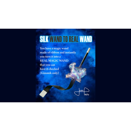 Silk Wand to Real Wand by Juan Pablo wwww.magiedirecte.com