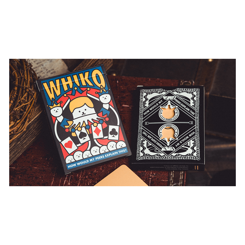 WHIKO Stage Thin Playing Cards by Bacon Magic. wwww.magiedirecte.com