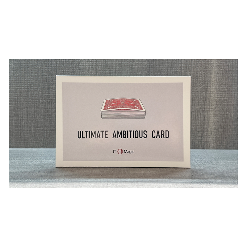 Ultimate Ambitious Card by JT (Red) wwww.magiedirecte.com