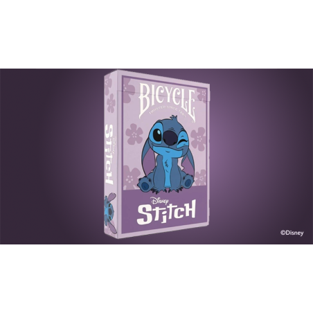 Bicycle Disney Stitch (Purple) Playing Cards by US Playing Card Co wwww.magiedirecte.com