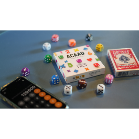 ACAAD - Any Card at Any Dice by Mathieu Cima (Blue) wwww.magiedirecte.com