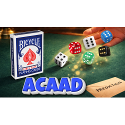 ACAAD - Any Card at Any Dice by Mathieu Cima (Red) wwww.magiedirecte.com