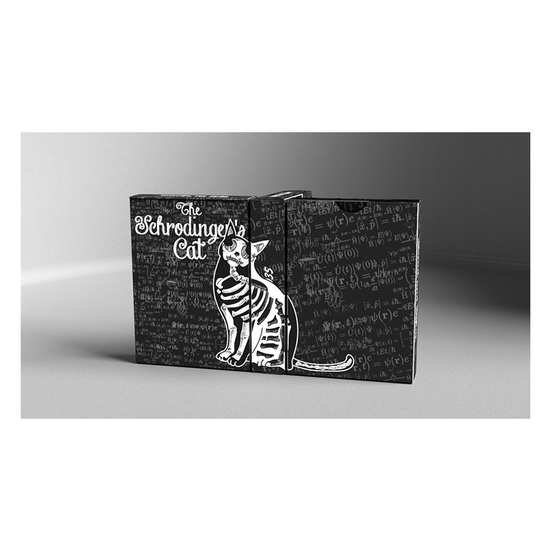 Schrodinger's Cat: Dead Black Edition Playing Cards wwww.magiedirecte.com