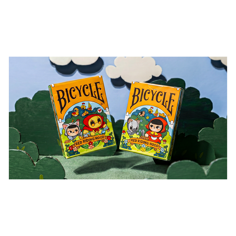 Bicycle Paper Royals Red Riding Hood Playing Cards by RunIt Decks wwww.magiedirecte.com