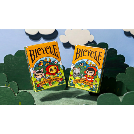 Bicycle Paper Royals Red Riding Hood Playing Cards by RunIt Decks wwww.magiedirecte.com