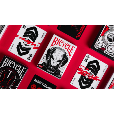Bicycle Machine56 R-TYPE/3 White Playing Cards by RunIt Decks wwww.magiedirecte.com