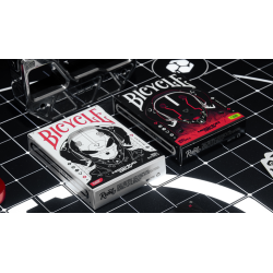Bicycle Machine56 R-TYPE/3 White Playing Cards by RunIt Decks wwww.magiedirecte.com