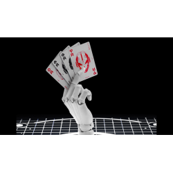 Bicycle Machine56 R-TYPE/3 White Playing Cards by RunIt Decks wwww.magiedirecte.com
