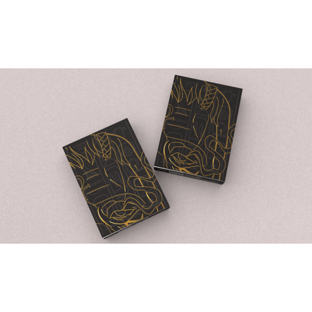 Frankenstein Series Egypt Edition (Gilded) Playing Cards wwww.magiedirecte.com