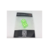 Dice Without Two CLEAR GREEN (2 Dice Set) by Nahuel Olivera Magic and Aton Games - Trick wwww.magiedirecte.com
