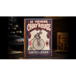 Le Voyage Du Chat Rouge Playing Cards by Stockholm17 wwww.magiedirecte.com