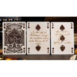 Le Voyage Du Chat Rouge Playing Cards by Stockholm17 wwww.magiedirecte.com