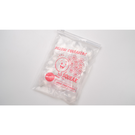 Pillow Squeaker Single Voice (12pk Large) by Murphys Magic wwww.magiedirecte.com