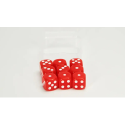 Forcing Cup Dice Set (Red) by Magic Express wwww.magiedirecte.com