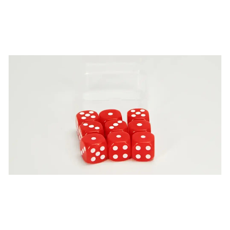 Forcing Cup Dice Set (Red) by Magic Express wwww.magiedirecte.com