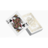 Black Roses White Gold Foil Playing Cards wwww.magiedirecte.com