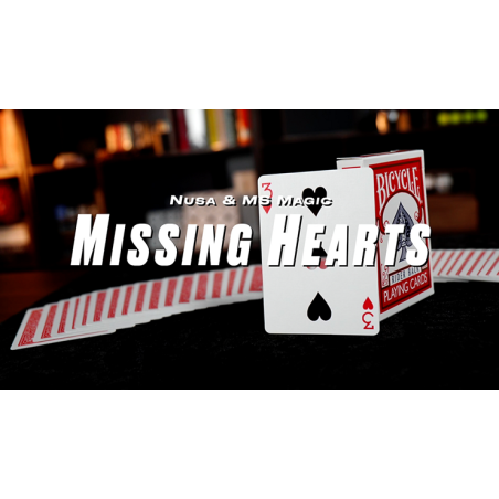 Missing Hearts (Blue) by Nusa & MS Magic wwww.magiedirecte.com