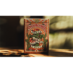 Gunslingers Poker (Red) Playing Cards wwww.magiedirecte.com