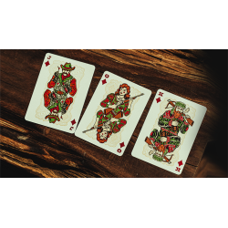 Gunslingers Poker (Red) Playing Cards wwww.magiedirecte.com