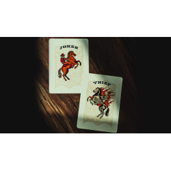 Gunslingers Poker (Red) Playing Cards wwww.magiedirecte.com