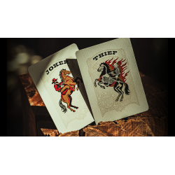 Gunslingers Poker (Blue) Playing Cards wwww.magiedirecte.com