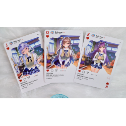 Sweet Cosplay Show - Azure Summer Playing Cards wwww.magiedirecte.com