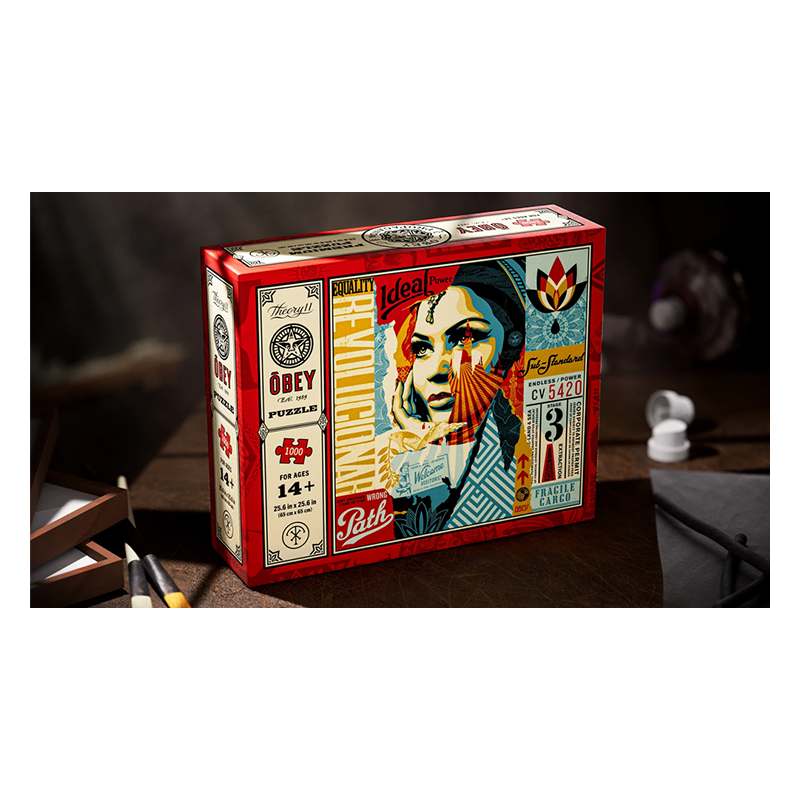 OBEY Jigsaw Puzzle by theory11 wwww.magiedirecte.com